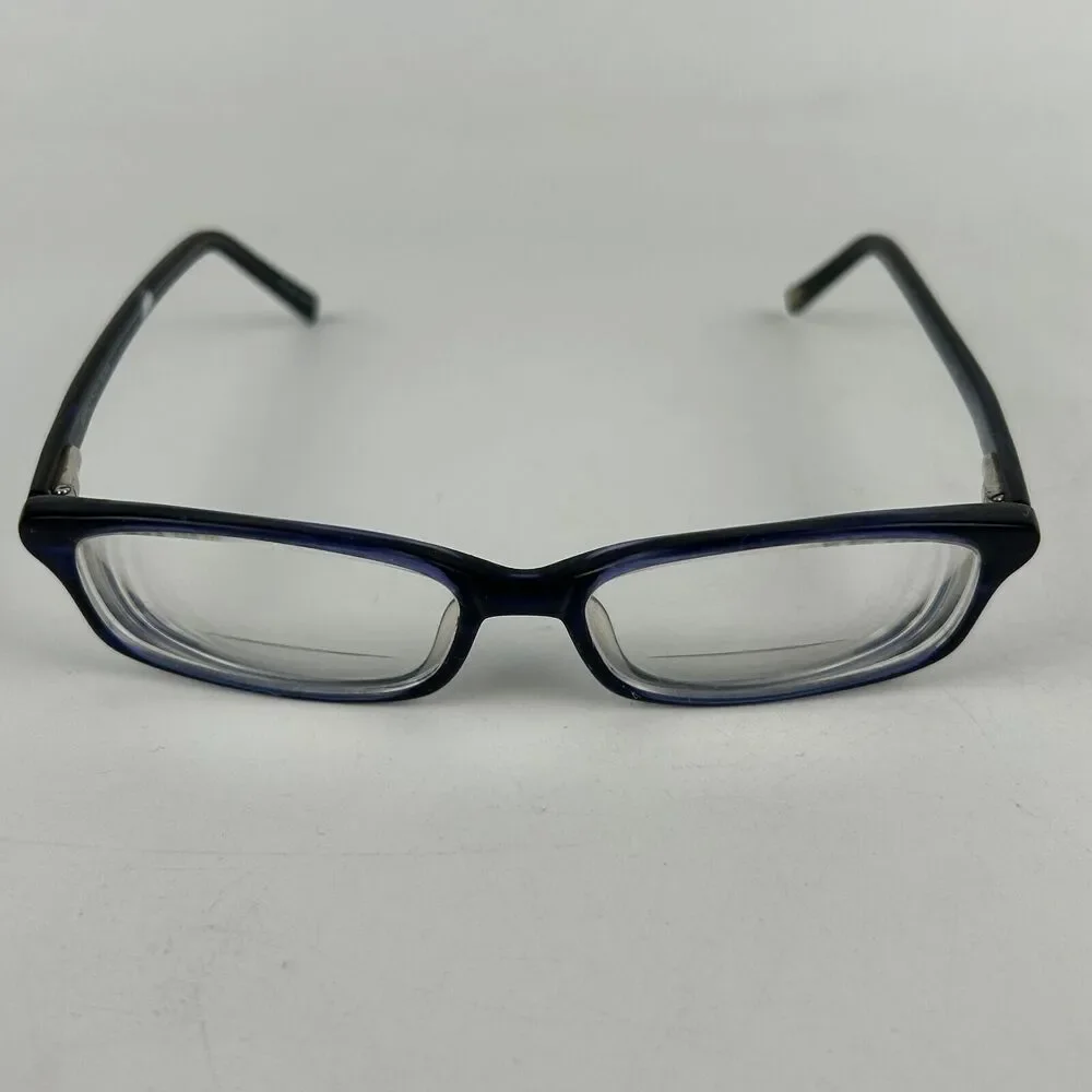 Jones New York J739 Eyeglasses Women Blue Black Plastic Frame Full Rim 51 15 140